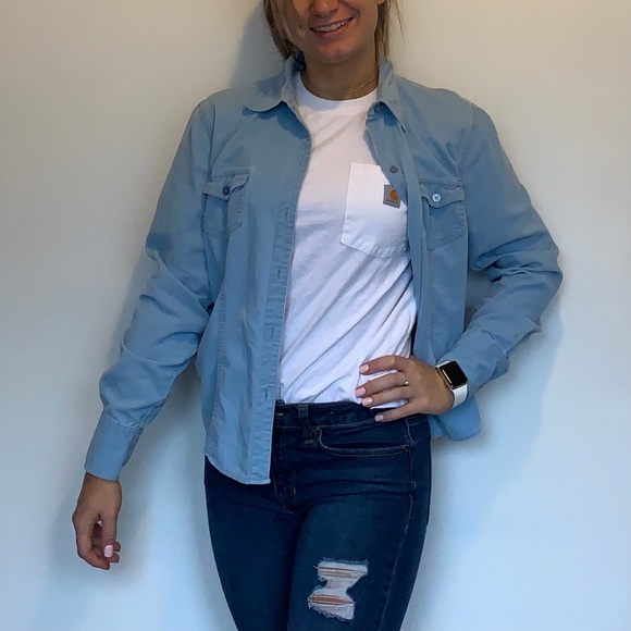 St. Johns Bay Corduroy Button Up - Picture 5 of 6